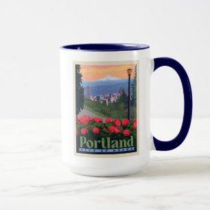 Caneca Cidade dos Rosas   Portland, Oregon