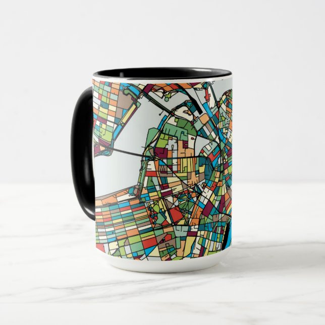 Caneca Cidade EUA de Boston (Frente Esquerda)