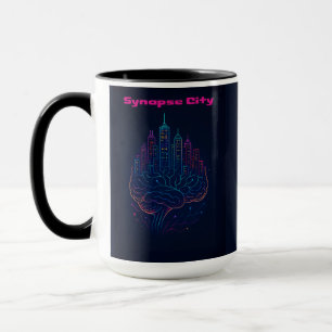 Caneca Cidade Sinapse – Onde os Pensamentos Nunca Dormem