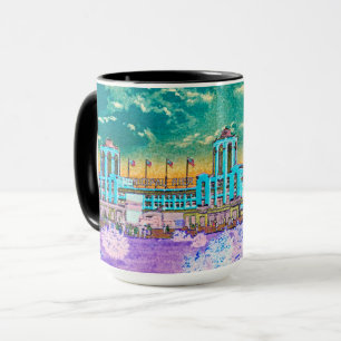 Caneca Cidade Windy de marinho Pier Chicago, 1920