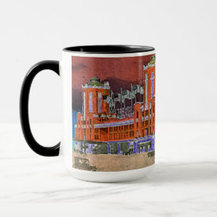 Caneca Cidade Windy de marinho Pier Chicago, 1920