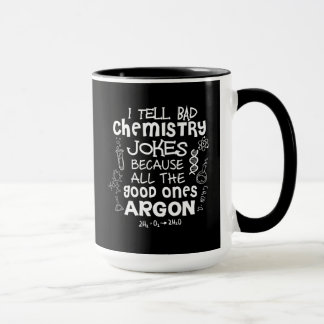 Caneca Ciência engraçada eu digo piadas más da química