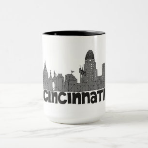 Caneca Cincinnati, Ohio Souvenir Mug