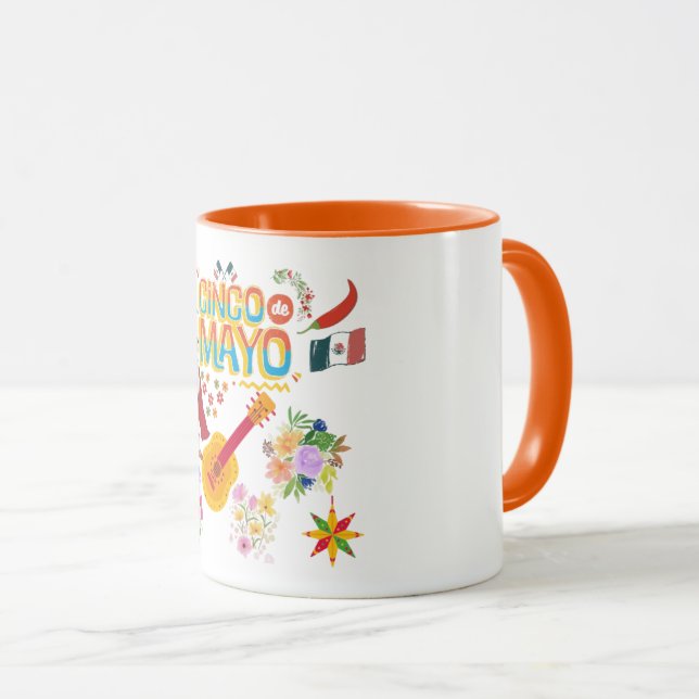 Caneca Cinco De Mayo (Frente Esquerda)