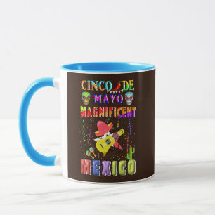 Caneca Cinco de Mayo magnífico México