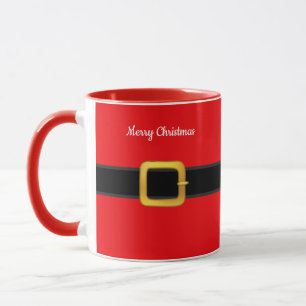 Caneca Cinto de Natal do Papai Noel Bonito Cof de Duas C