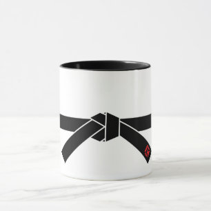 Caneca Cinturão negro, 黒帯 das artes marciais, 武道