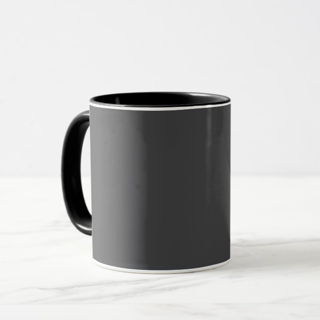 Caneca Cinza Escuro (Frente Esquerda)