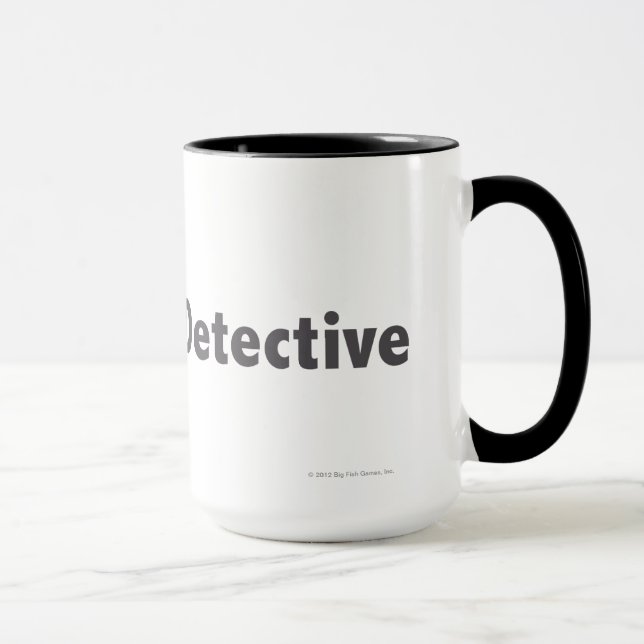 Caneca Cinza mestre do detetive (Direita)