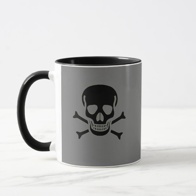 Caneca Cinza Negra Mata negra de café combo (Esquerda)
