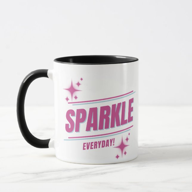 Caneca Cinza Rosa Do Dia A Dia (Esquerda)
