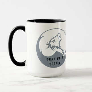 Caneca Cinza Wolf Coffee 15oz