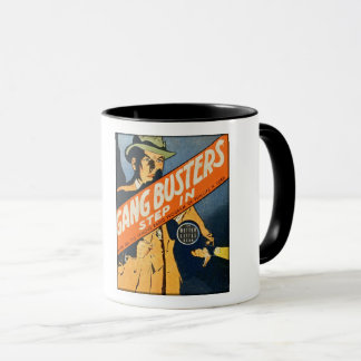 CANECA CIRCA 1930S BLB GANGBUSTERS PASSO EM
