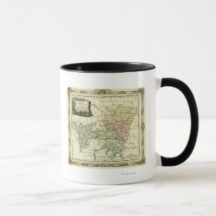 Caneca Círculo Austríaco do Mapa do Sacro Império Romano