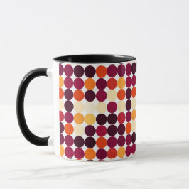 Caneca Círculos Multicoloridos