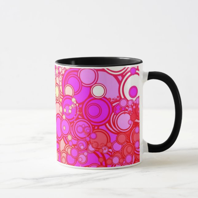 Caneca Círculos retros (Direita)