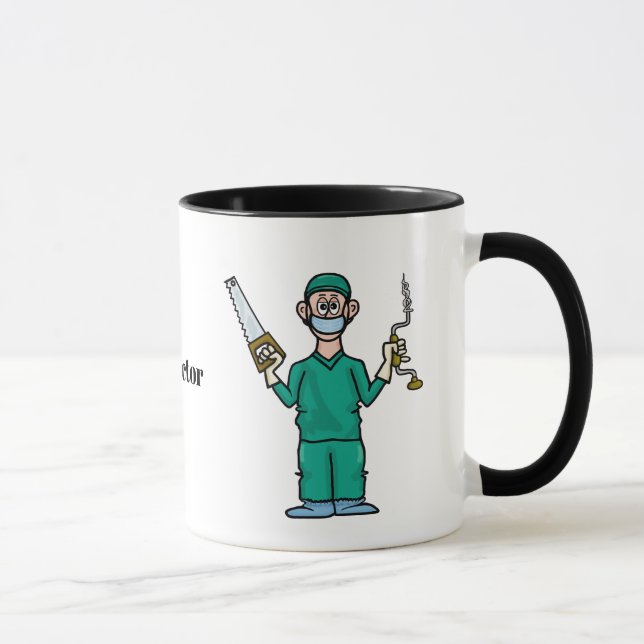 Caneca Cirurgião Masculino Engraçado Coffee Mug (Direita)