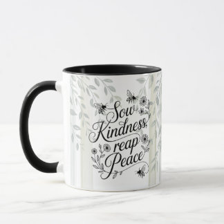 Caneca Citação Botânica do Patrimônio Semeie Bondade Colh