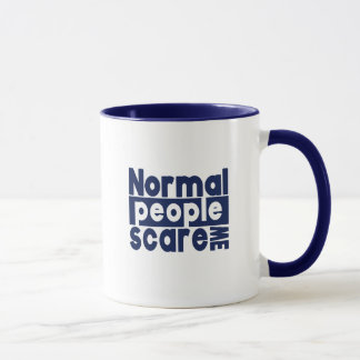 Caneca Citação Citada Mug - Pessoas Normais Me Assustam