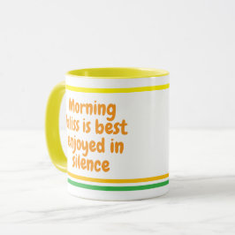Caneca Citação da Manhã Engraçada | Presente divertido de