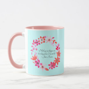 Caneca Citação de autocuidado de Jane Austen – Mansfield