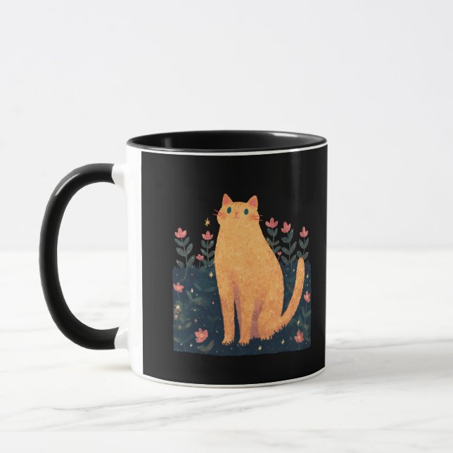 Caneca Citação de Charles Dickens - Orange Tabby Mug (Esquerda)