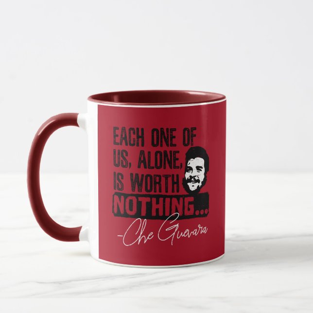 Caneca Citação de Che Guevara - Cada um não vale nada (Esquerda)