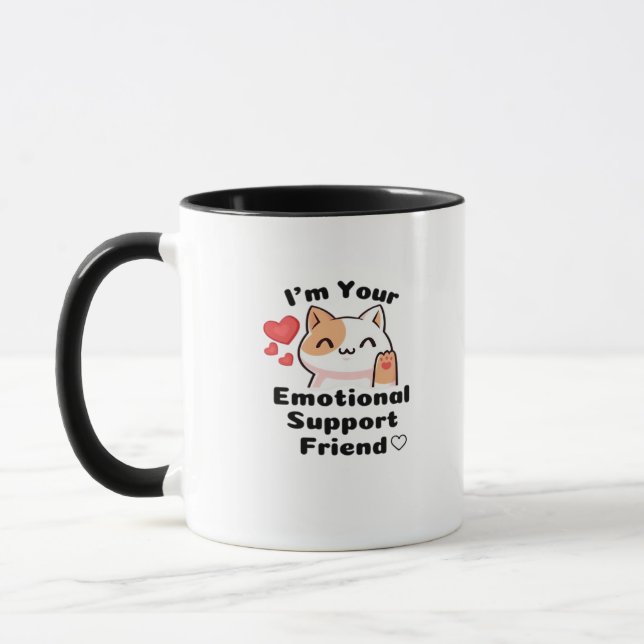 Caneca Citação de Colaborador de Ajuda Emocional (Esquerda)