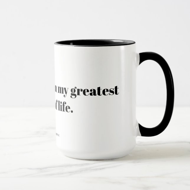 Caneca Citação de corrida (Direita)