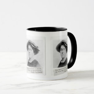 Caneca Citação de Emma Goldman - Ignorância - Ativismo fe