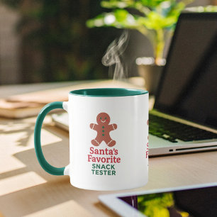 Caneca Citação de natal gracinha testadora gengerpão