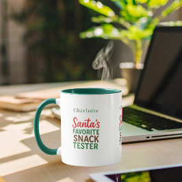 Caneca Citação de natal nome engraçado para o teste de sn