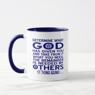 Caneca Citação de Sto. Tomás de Aquino