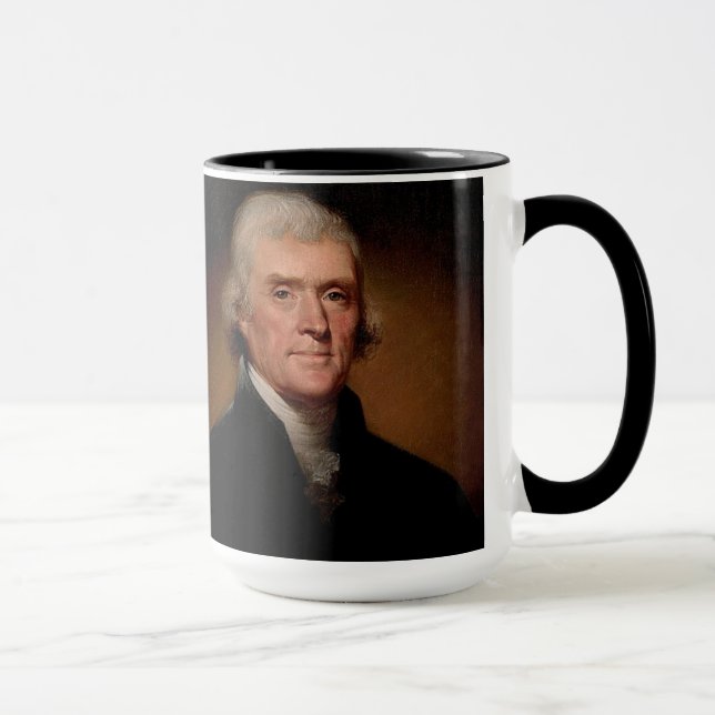 Caneca Citação de Thomas Jefferson (Direita)