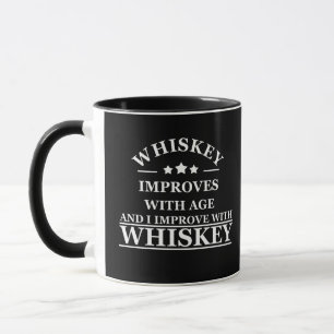 Caneca citação de uísque engraçada 