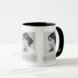 Caneca Citação de Virginia Woolf - Ícones da História das