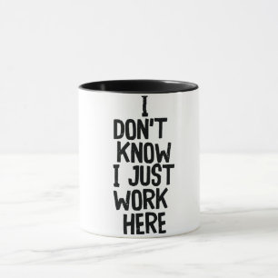 Caneca Citação/Dito Engraçado de Escritório