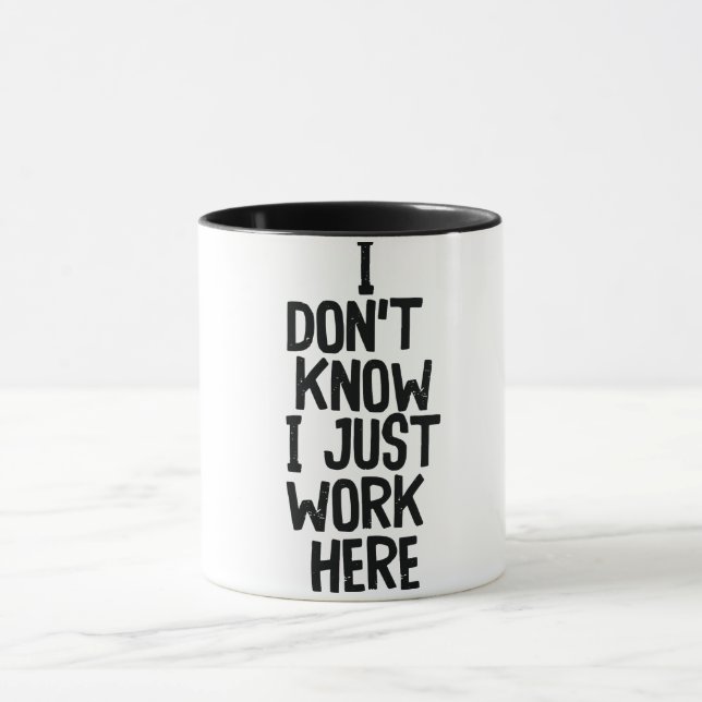 Caneca Citação/Dito Engraçado de Escritório (Centro)