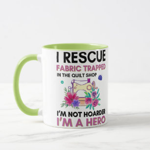 Caneca Citação Divertida de Costura Máquina de Costura Fl