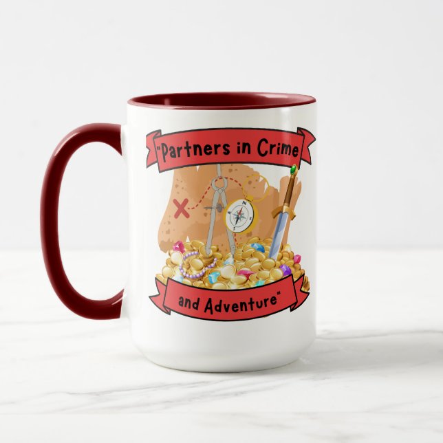 Caneca citação do mapa pirata (Esquerda)