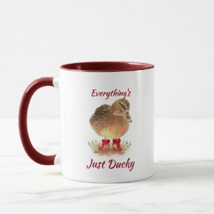 Caneca Citação do Pato Bonito Citação: "Tudo é Só D