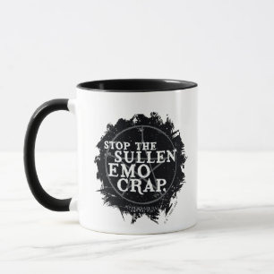 Caneca Citação "Emo" sobrenatural