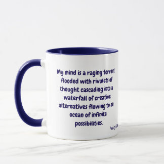 Caneca Citação engraçada de Minha mente Mug