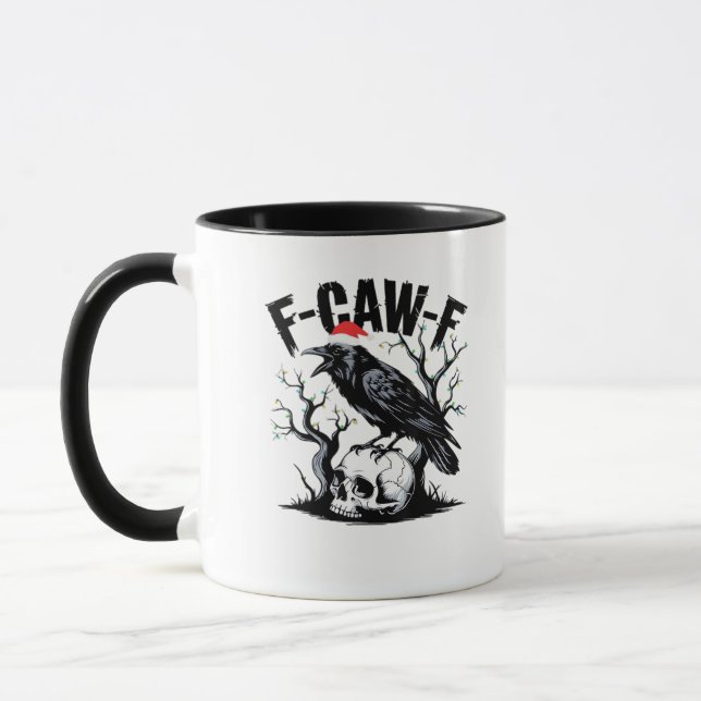 Caneca Citação engraçada essencial F-Caw-F (Esquerda)
