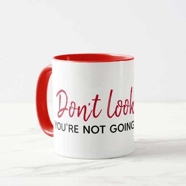 Caneca Citação Inspirativa Na Lama Branca (Frente Esquerda)