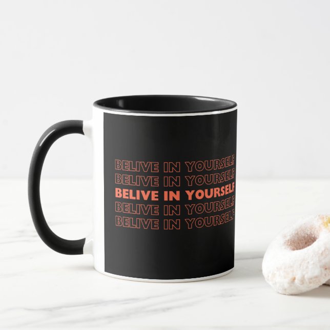 Caneca Citação Motivacional (Com Donut)