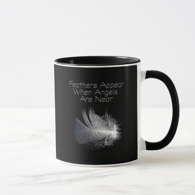 Caneca Citação Motivacional Angel Feather (Direita)
