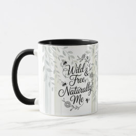 Caneca Citação Patrimônio Selvagem e Livre Naturalmente E
