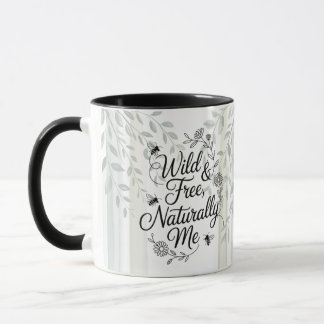 Caneca Citação Patrimônio Selvagem e Livre Naturalmente E