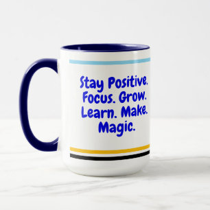 Caneca Citação Positiva para Colegas de Trabalho Motiva